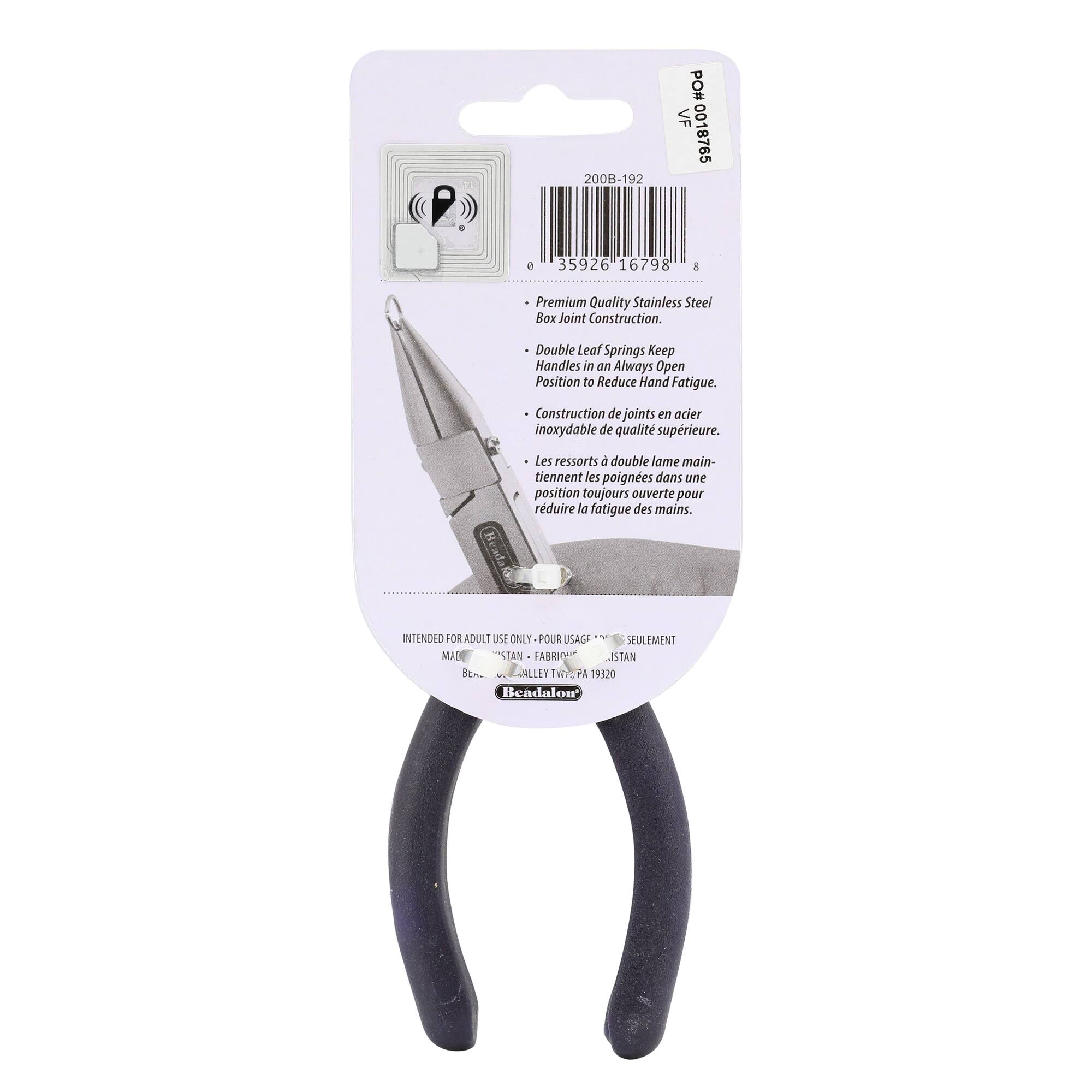 Beadalon® Professional Series Nylon Inner Jaw Chain Nose Pliers